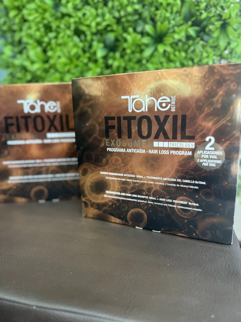 Tahe Fitoxil Exosomes, programa anticaída con champú y tratamiento