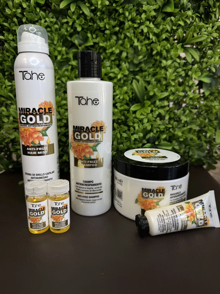 Tahe Miracle Gold, gama antiencrespamiento con queratina y argán