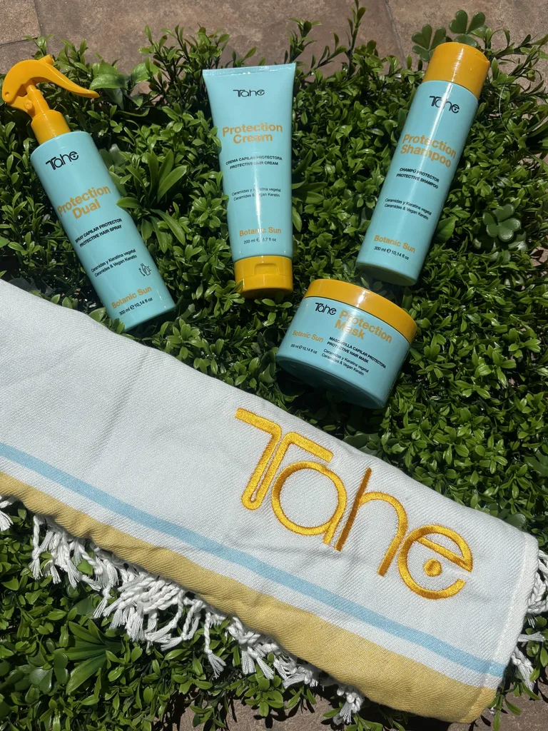 Tahe Protection Dual, Cream, Shampoo y Mask con protección solar Botanic Sun